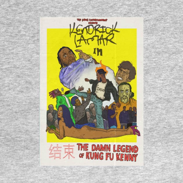 THE DAMN LEGEND OF KUNG FU KENNY by gs_designs